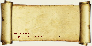 Natalija Miladinović vizit kartica